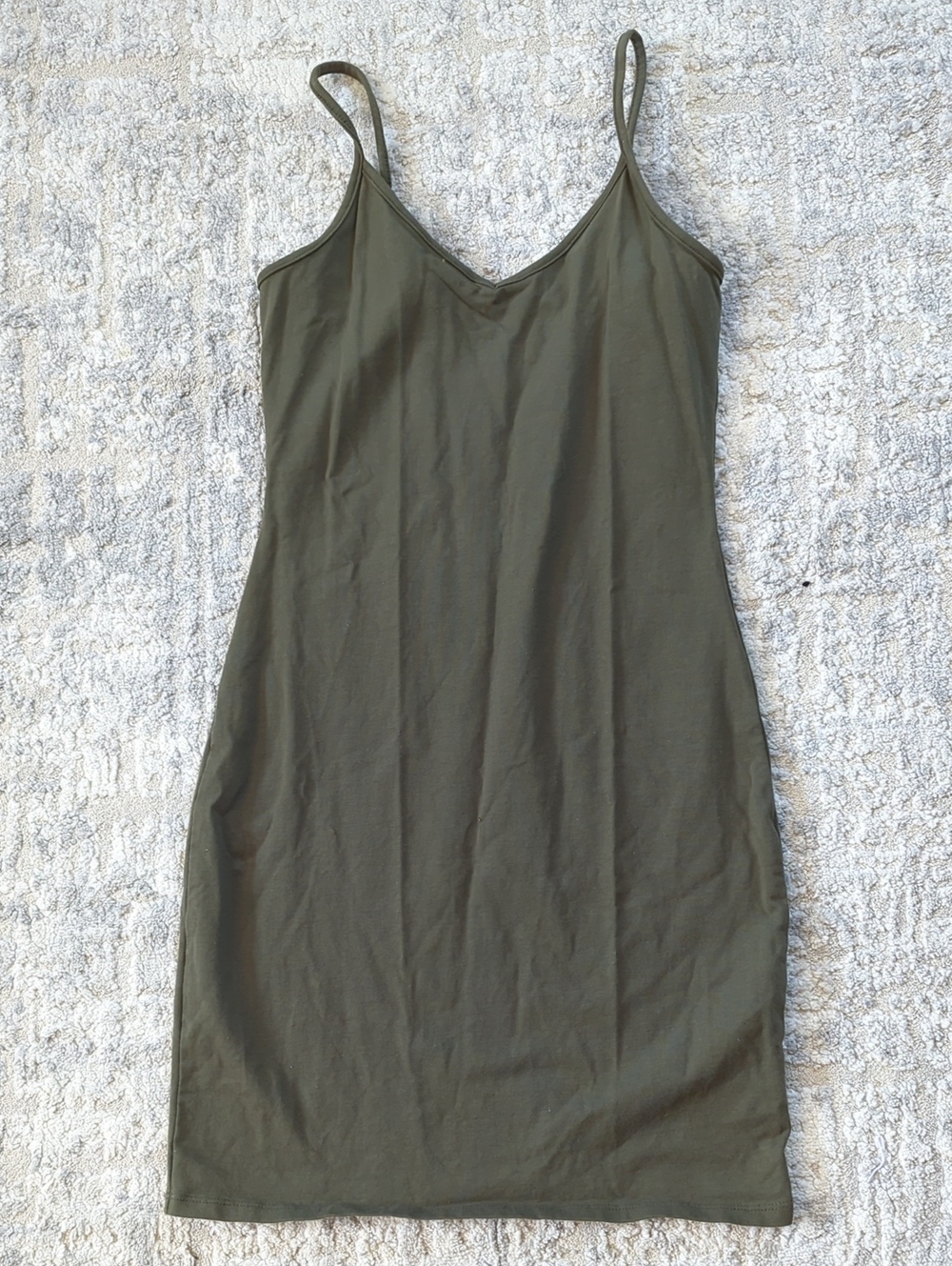 wild fable Olive Spaghetti-Strap Mini Dress Size Medium